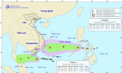 Dự báo thời tiết ngày 2/11: Áp thấp nhiệt đới giật cấp 9, hướng vào Nam Bộ