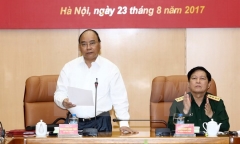 Thủ tướng: Xây dựng khu vực phòng thủ là chiến lược quan trọng