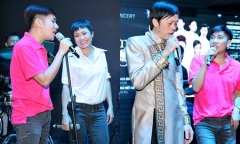 Hoài Linh, Phương Thanh miệt mài tập hát cùng Quang Hà