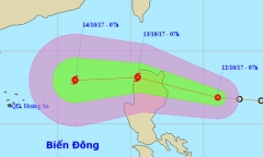 Biển Đông chuẩn bị đón bão số 11