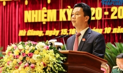 Ông Đặng Quốc Khánh tái đắc cử Bí thư Tỉnh ủy Hà Giang với số phiếu tuyệt đối