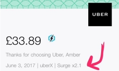 Uber bị tố lợi dụng vụ khủng bố ở London để tăng giá dịch vụ