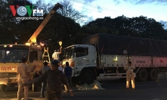 Tai nạn giao thông, nữ công nhân tử vong dưới gầm xe tải