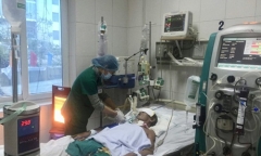 Thời tiết lạnh, bệnh nhân đến khám được sưởi ấm