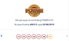 Kết quả xổ số Vietlott hôm nay 6/8/2019: Tìm chủ nhân cho Jackpot hơn 38 tỷ đồng