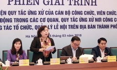 Hàng loạt cán bộ Hà Nội ứng xử không chuẩn phải giải trình