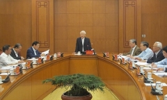 Tổng Bí thư, Chủ tịch nước Nguyễn Phú Trọng chủ trì cuộc họp phòng, chống tham nhũng