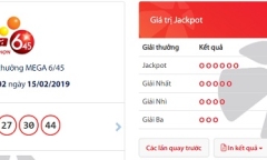 Kết quả xổ số Vietlott hôm nay 15/2/2019: Hé lộ bộ số trúng Jackpot hơn 20 tỷ đồng