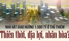 Xây nhà hát 1.500 tỷ ở Thủ Thiêm: Thiên thời, địa lợi, nhân hoà?