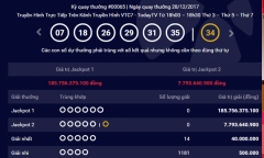 Kết quả xổ số Vietlott hôm nay 30/12: Jackpot hơn 185 tỷ sẽ về tay ai?