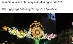 Bị mời làm việc vì đăng ảnh cổng chào đường đón Xuân với quần lót