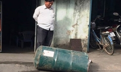 Nổ thùng phuy, người đàn ông 60 tuổi văng xa 10m tử vong