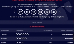 Kết quả xổ số điện toán Vietlott ngày 2/6: Giải Jackpot hơn 22 tỷ đồng sẽ về tay ai?