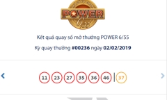 Kết quả xổ số Vietlott hôm nay 2/2/2019: Jackpot hơn 41 tỷ đồng vẫn vô chủ