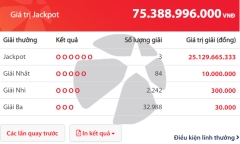Kết quả xổ số Vietlott hôm nay 3/2/2019: Jackpot về vạch xuất phát sau khi biến 3 người thành tỷ phú