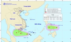 Lại xuất hiện áp thấp nhiệt đới gần Biển Đông