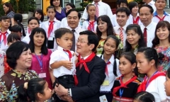 Tết Trung thu ấm áp tại khoa Nhi bệnh viện K Tân Triều 