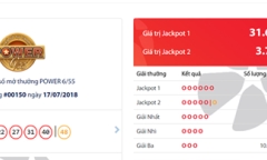 Kết quả xổ số Vietlott hôm nay 17/7/2018: Số phận “hẩm hiu” của Jackpot hơn 31 tỷ
