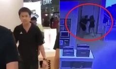 Video: Nữ nhân viên bị đấm thẳng mặt vì từ chối đổi iPhone X