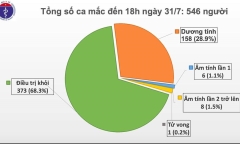 Thêm 37 trường hợp dương tính với SARS-CoV-2, Việt Nam có 546 ca bệnh