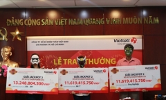 3 “tỷ phú jackpot” cùng nhận thưởng hơn 36 tỷ đồng
