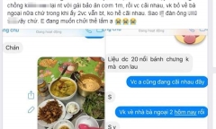 Chồng chụp ảnh mâm cơm vợ nấu rồi “thả thính” nhân tình khiến cô vợ trẻ sốc