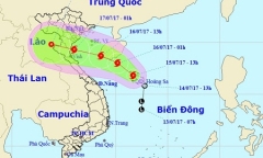 Bão cấp 10 hướng vào Nam Định - Hà Tĩnh