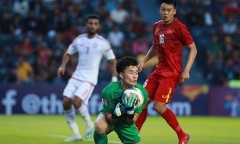 Thủ môn Bùi Tiến Dũng dính chấn thương vai, khả năng ra sân trận gặp U23 Jordan bỏ ngỏ
