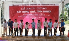 Báo Đời sống và Pháp luật phối hợp với Agribank Hà Tĩnh xây nhà tình nghĩa
