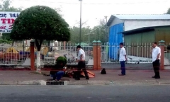 Danh tính đôi nam nữ ôm nhau chết bất thường trên vỉa hè