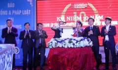 Lời cảm ơn kỷ niệm 10 năm thành lập Văn phòng miền Trung báo ĐS&PL