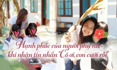 Hạnh phúc của người phụ nữ khi nhận tin nhắn “Cô ơi, con cưới rồi”
