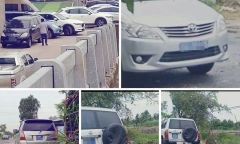Kiên Giang: Nhiều xe biển xanh đến nhà Chủ nhiệm Ủy ban Kiểm tra tỉnh ủy ăn tiệc