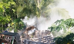 Ném chai thủy tinh vào lực lượng cưỡng chế ở Phú Quốc