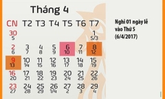 Lịch nghỉ giỗ tổ Hùng Vương mồng 10 tháng 3 âm lịch