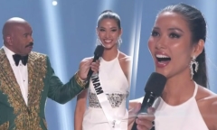 Nữ hoàng ca dao tục ngữ Hoàng Thùy trượt top 10 Miss Universe đầy tiếc nuối