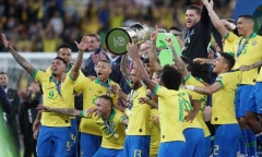 Đánh bại Peru, Brazil lên ngôi vô địch nhờ thẻ đỏ phạt đền 
