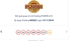 Kết quả xổ số Vietlott hôm nay 15/11/2018: 3 người “đánh rơi” hơn 31 tỷ đồng