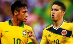 Đội hình dự kiến trận Brazil đấu với Colombia 3h (5/7)