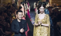 Hoa hậu Đặng Thu Thảo lần đầu trình diễn catwalk, lộng lẫy làm vedette 