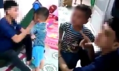 Xôn xao hình ảnh bố tát con nhỏ nhiều lần