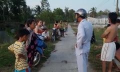 Người phụ nữ bị chồng cũ đâm xe phải nhập viện, công an vào cuộc xác minh