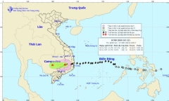 Bão số 12 suy yếu thành áp thấp nhiệt đới