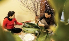 NSND Lan Hương: “Tôi thích Tết cổ truyền và muốn tự tay gói, luộc bánh chưng”!