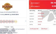 Kết quả xổ số Vietlott hôm nay 5/7/2018: Jackpot gần 40 tỷ lại chơi 