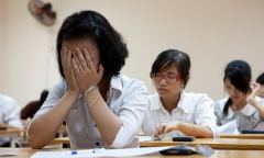 Hà Nội: Nam sinh bị xe bồn tông gãy chân trên đường đi thi về