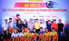 Chính thức khởi tranh Giải bóng đá các cơ quan thống tấn báo chí tranh Cup Trung Thành lần thứ VII năm 2019