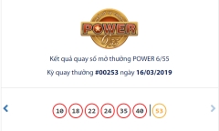 Kết quả xổ số Vietlott hôm nay 16/3/2019: Hé lộ bộ số trúng Jackpot hơn 77 tỷ đồng