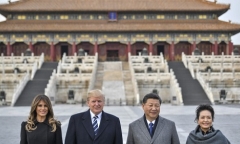 Ông Trump trở thành Tổng thống Mỹ đầu tiên được mời ăn tối ở Tử Cấm Thành 