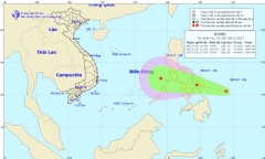 Biển Đông có thể đón áp thấp nhiệt đới mới